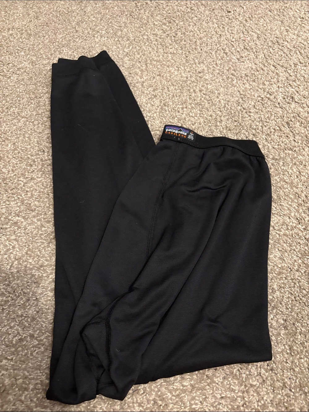 Patagonia Black Women's Thermal Base Layer Joggers